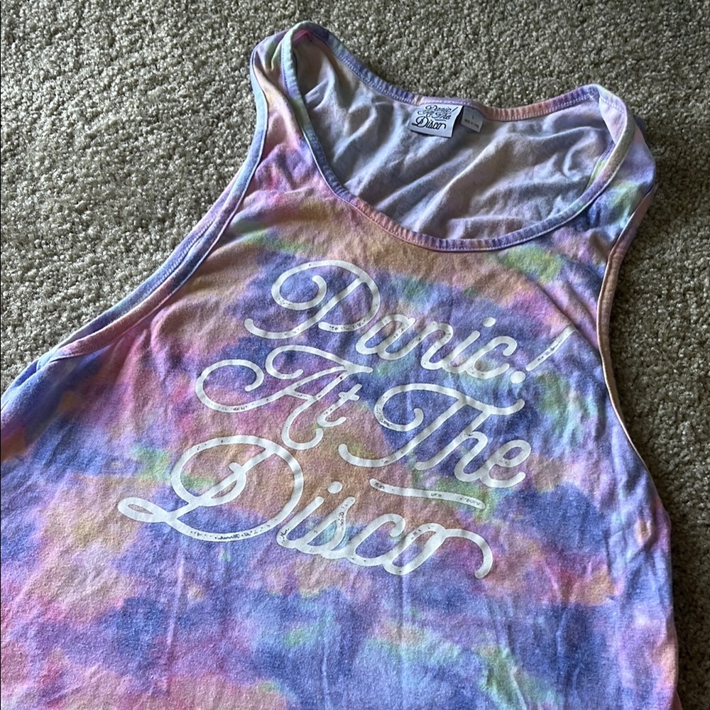 Panic! at the Disco Tie-Dye Tank Top